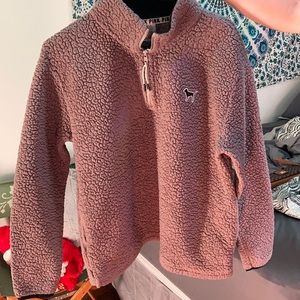 Victoria secret (pink) half zip up